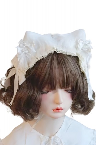 Cream Kitty Headdress -...