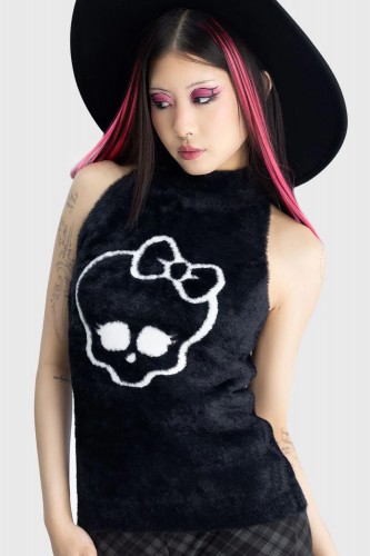 Mad Science Fluffy Knit Top...