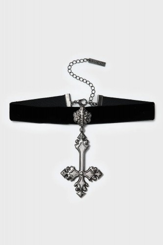 Crossed Fates Velvet Choker...