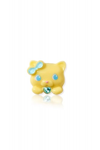 Anillo Retro Cat Amarillo ~...