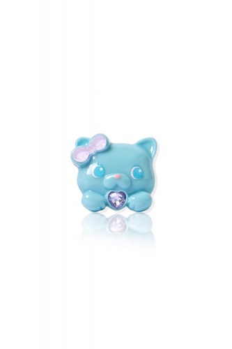 Retro Cat Ring Blue - Lutra...