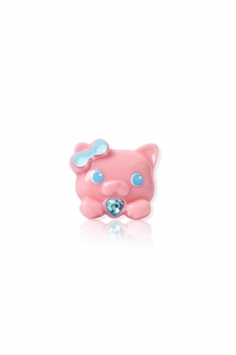 Retro Cat Ring Pink - Lutra...