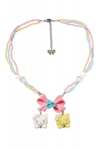 Retro Cat Ribbon Necklace...