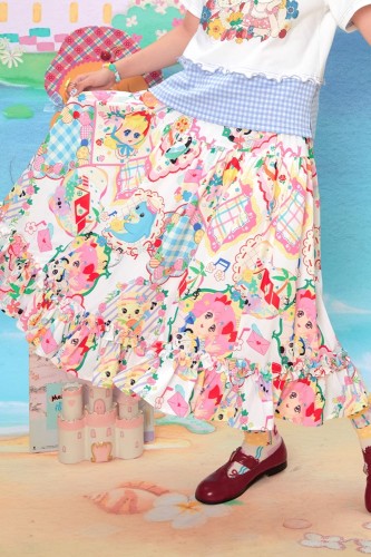 Island Love Song Midi Skirt...