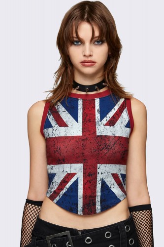 Top Sin Mangas Union Jack -...