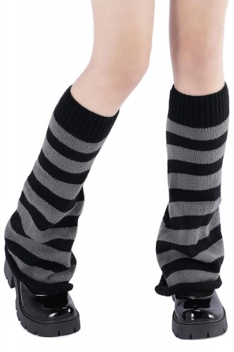 Stripes Knited Leg Warmer -...