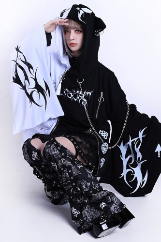 Cyber Tribal Dragon Hoodie...