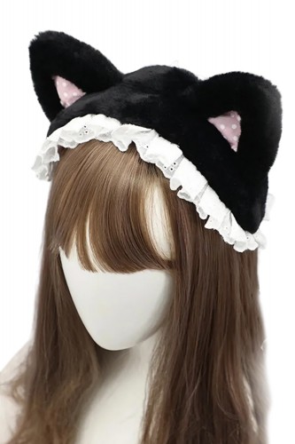 Happy Cat Plush Headdress