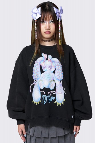 Bunny Graphic Sweatshirt -...