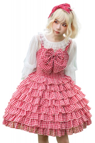 Lolita JSK Dress Gingham...