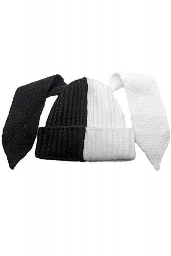 Bunny Ears Knitted Hat -...