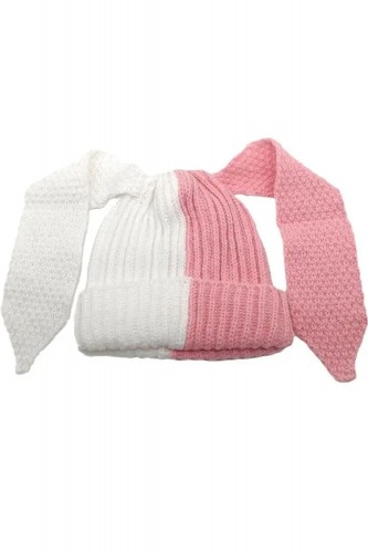 Bunny Ears Knitted Hat -...