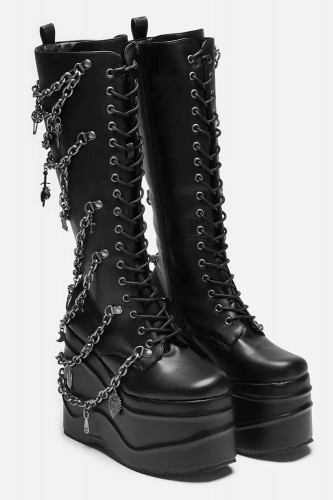 The Amygdala Boots Black - Koi