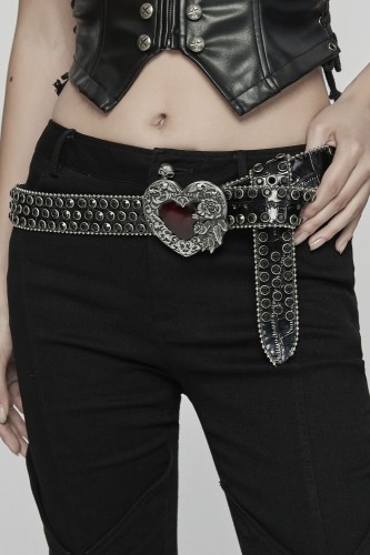 Crystal Heart Belt - Punk Rave