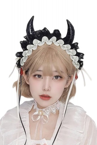 Devil Horns Headdress -...