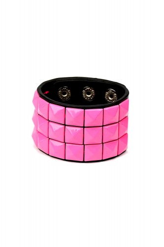 Pulsera Tachuelas - Rosa