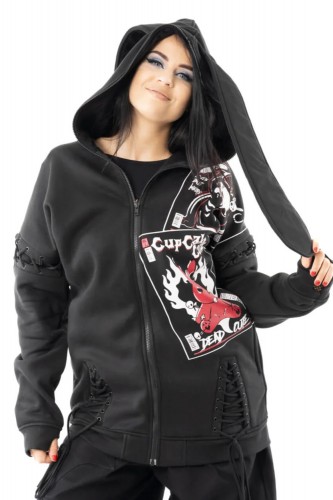 Dead Comics Hoodie Black -...