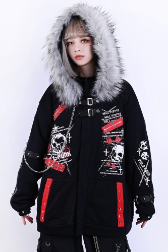 Code Zero Hoodie Coat -...