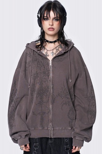 Enigmatic Hoodie Brown -...