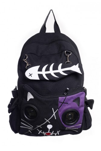 Mochila Kitty Speaker Negro...