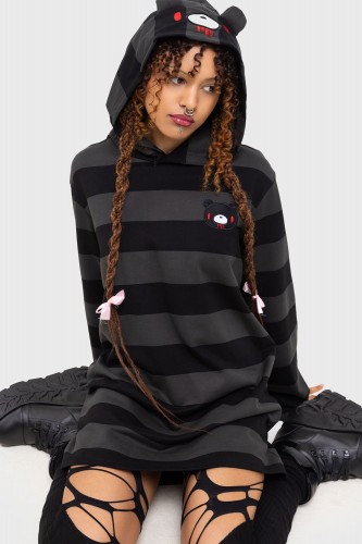 Harajuku Hoodie Dress -...