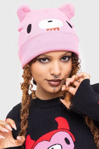 Gloomy Bear Pink Beanie -...