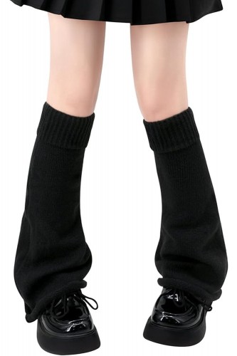 Knited Leg Warmer - Black